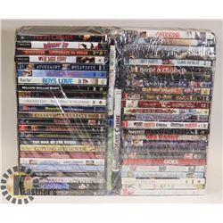 FLAT OF ASSORTED DVDS