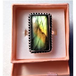 9) RECTANGULAR CUT BLUE FIRE