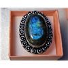 Image 1 : 8)  BLUE FIRE OVAL LABRADORITE IN 925