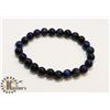 Image 1 : #10-BLUE TIGER EYE BEAD BRACELET 8MM/7.5"