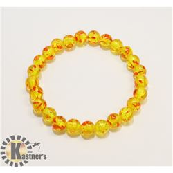 #14-RESIN BEAD BRACELET 8MM/7.5"