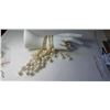 Image 1 : 11)  GOLD TONE AND PERAL 2 STRAND
