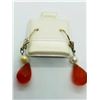 Image 1 : SILVER CARNELIAN(10CT) FRESHWATER PEARL EARRINGS