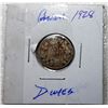 Image 1 : 2)  CANADIAN 1928 KING GEORGE 10 CENT