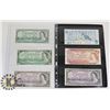 Image 1 : LOT OF 6 CANADA BANK NOTES, MIX OF YEARS
