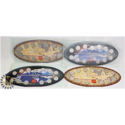 LOT OF 4 VARIOUS CANADIAN MINT COIN SETS