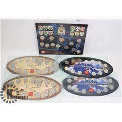 LOT OF 5 VARIOUS CANADIAN MINT COIN SETS