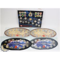 LOT OF 5 VARIOUS CANADIAN MINT COIN SETS