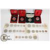 Image 1 : LOT OF 9 VARIOUS CANADIAN COIN SETS AND DOLLAR