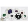 Image 1 : AUTHENTIC RUBY, EMERALD, SAPPHIRE, AMETHYST
