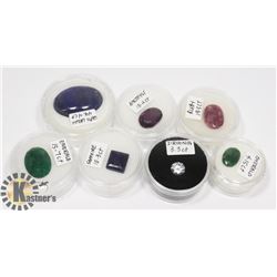 AUTHENTIC RUBY, EMERALD, SAPPHIRE, AMETHYST
