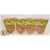 Image 1 : GROUP OF 4 BAGS OF KFI CHILI-LEMON PEANUTS