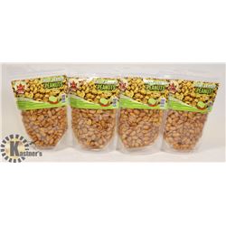 GROUP OF 4 BAGS OF KFI CHILI-LEMON PEANUTS