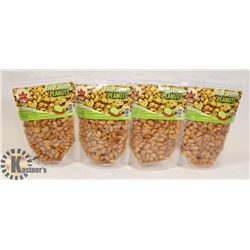 GROUP OF 4 BAGS OF KFI CHILI-LEMON PEANUTS