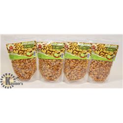 GROUP OF 4 BAGS OF KFI CHILI-LEMON PEANUTS