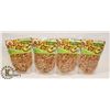 Image 1 : GROUP OF 4 BAGS OF KFI CHILI-LEMON PEANUTS