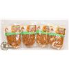 Image 1 : GROUP OF 4 BAGS OF KFI CHILI-MASALA PEANUTS