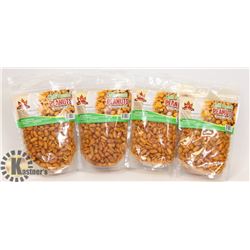 GROUP OF 4 BAGS OF KFI CHILI-MASALA PEANUTS