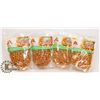 Image 1 : GROUP OF 4 BAGS OF KFI CHILI-MASALA PEANUTS