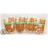 Image 1 : GROUP OF 4 BAGS OF KFI CHILI-MASALA PEANUTS