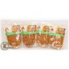Image 1 : GROUP OF 4 BAGS OF KFI CHILI-MASALA PEANUTS