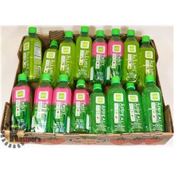 LARGE FLAT OF ALO REAL ALOE-VERA BEVERAGES