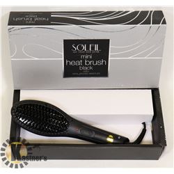 UNUSED SOLEIL MINI HEAT BRUSH-BLACK
