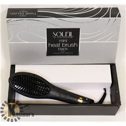 UNUSED SOLEIL MINI HEAT BRUSH-BLACK