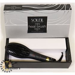 UNUSED SOLEIL MINI HEAT BRUSH-BLACK