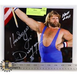 WWE LEGEND HACKSAW JIM DUGGAN SIGNED 8X10 PHOTO