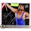 Image 1 : WWE LEGEND HACKSAW JIM DUGGAN SIGNED 8X10 PHOTO