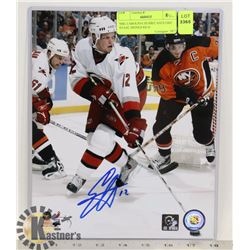 NHL CAROLINA HURRICANES ERIC STAAL SIGNED 8X10