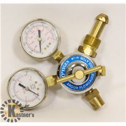 OXYGEN ARGON FLOW GAUGE REGULATOR