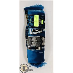 ISLAMIC PRAYER MAT, TURQUOISE BLUE, 110CM X 65CM