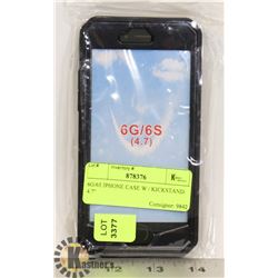 6G/65 IPHONE CASE W / KICKSTAND 4.7"