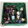 Image 1 : BASKET OF ASSORTED GEL AND REGULAR NAIL POLISHES