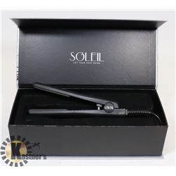 UNUSED SOLEIL MINI FLAT IRON-BLACK
