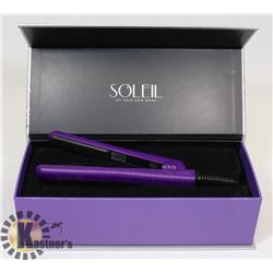 UNUSED SOLEIL MINI FLAT IRON-PURPLE