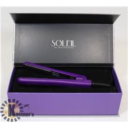 UNUSED SOLEIL MINI FLAT IRON-PURPLE