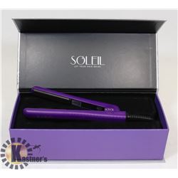UNUSED SOLEIL MINI FLAT IRON-PURPLE