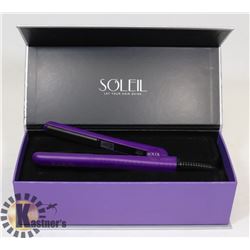 UNUSED SOLEIL MINI FLAT IRON-PURPLE