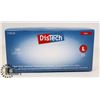 Image 1 : BOX OF DISTECH VINYL MEDICAL EXAMINATION GLOVES