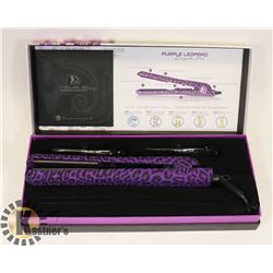 UNUSED ROYAL PRO PURPLE LEOPARD FLATTENING IRON