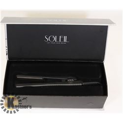 UNUSED SOLEIL MINI FLAT IRON-BLACK