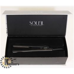 UNUSED SOLEIL MINI FLAT IRON-BLACK