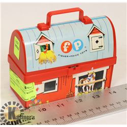 1962 FISHER PRICE LUNCHBOX WITH THERMOS