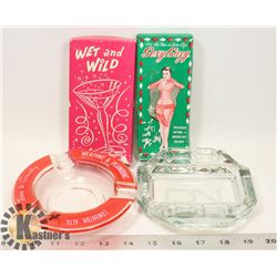 CN ASHTRAY, 1950'S ADULT JOKE ITEMS