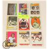 Image 1 : 9 VINTAGE RARE TEAM HOCKEY CARDS NHL