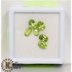 #6- GREEN PERIDOT GEMSTONE 5.0 ct