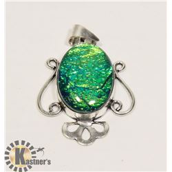 #101- AUSTRALIAN TRIPLE OPAL PENDANT